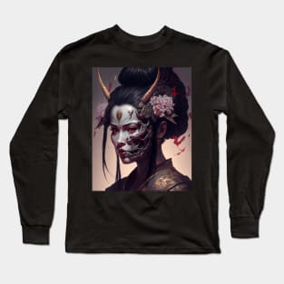 Geisha Oni Long Sleeve T-Shirt